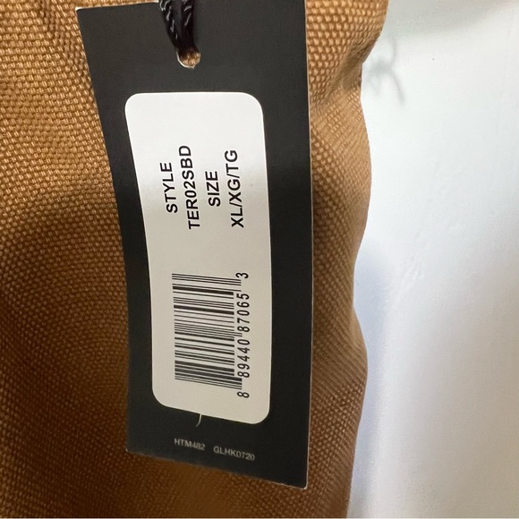 Dickies Stonewashed Vest sz XL Stonewashed Brown With Cozy Lining Nee With Tags - Picture 5 of 8